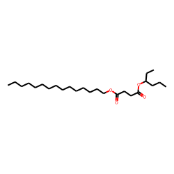 Succinic acid, 3-hexyl pentadecyl ester