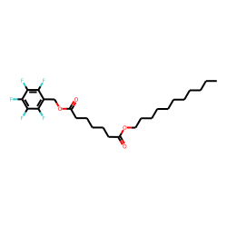 Pimelic acid, pentafluorobenzyl undecyl ester