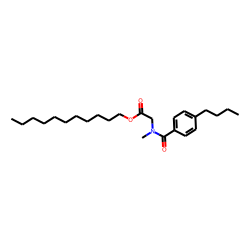 Sarcosine, N-(4-butylbenzoyl)-, undecyl ester