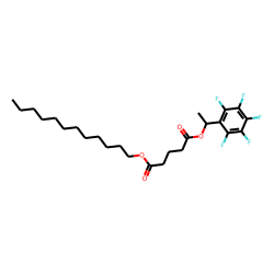 Glutaric acid, dodecyl 1-(pentafluorophenyl)ethyl ester
