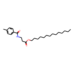 «beta»-Alanine, N-(4-methylbezoyl)-, tetradecyl ester