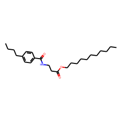 «beta»-Alanine, N-(4-butylbenzoyl)-, undecyl ester