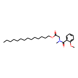 Sarcosine, N-(2-methoxybenzoyl)-, tetradecyl ester