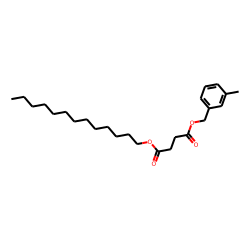 Succinic acid, 3-methylbenzyl tridecyl ester