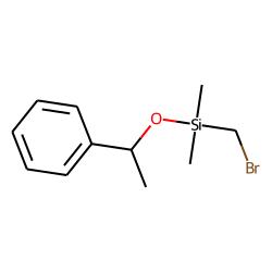 1-Phenylethanol, bromomethyldimethylsilyl ether