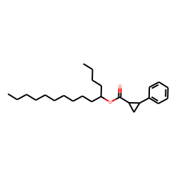 Cyclopropanecarboxylic acid, trans-2-phenyl-, pentadec-5-yl ester