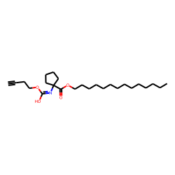 1-Aminocyclopentanecarboxylic acid, N-(but-3-yn-1-yloxycarbonyl)-, tetradecyl ester