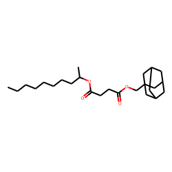 Succinic acid, (adamant-1-yl)methyl dec-2-yl ester