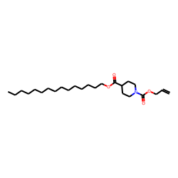 Isonipecotic acid, N-allyloxycarbonyl-, pentadecyl ester