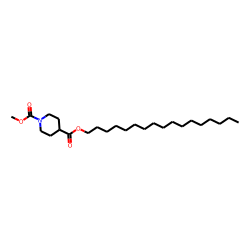 Isonipecotic acid, N-methoxycarbonyl-, heptadecyl ester