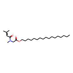 Sarcosine, N-(3-methylbut-2-enoyl)-, heptadecyl ester