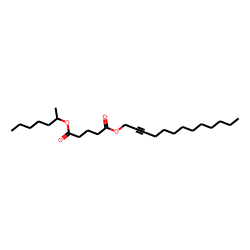 Glutaric acid, tridec-2-yn-1-yl 2-heptyl ester