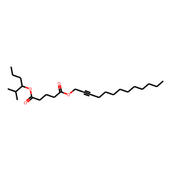 Glutaric acid, tridec-2-yn-1-yl 2-methylhex-3-yl ester