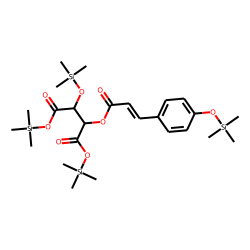 cis-Coutaric acid, 4TMS