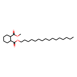 1,2-Cyclohexanedicarboxylic acid, hexadecyl methyl ester