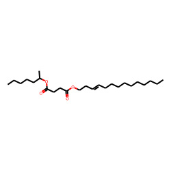 Succinic acid, hept-2-yl tetradec-3-en-1-yl ester