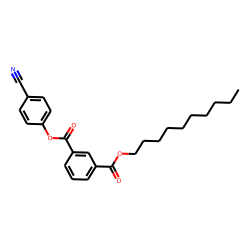 Isophthalic acid, 4-cyanophenyl decyl ester