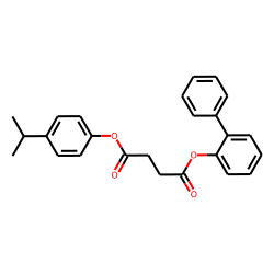 Succinic acid, 2-biphenyl 4-isopropylphenyl ester