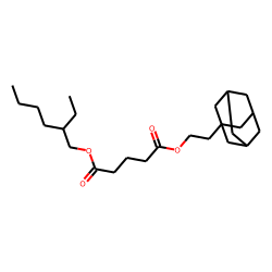 Glutaric acid, 2-(adamant-1-yl)ethyl 2-ethylhexyl ester