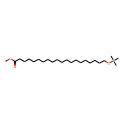 Eicosanoic acid, 20-hydroxy, methyl ester, TMS