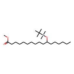 11-Hydroxy-heptadecanoic acid, methyl ester, tBDMS ether