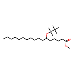 6-Hydroxy-heptadecanoic acid, methyl ester, tBDMS ether