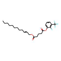 Glutaric acid, dodec-2-en-1-yl 2-fluoro-3-trifluoromethylphenyl ester