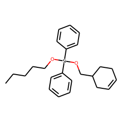 Silane, diphenyl(3-cyclohexenylmethoxy))pentyloxy-