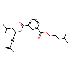 Isophthalic acid, 2,7-dimethyloct-7-en-5-yn-4-yl isohexyl ester
