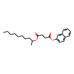 Succinic acid, dec-2-yl 2-naphthyl ester