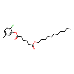 Adipic acid, 2-chloro-5-methylphenyl undecyl ester