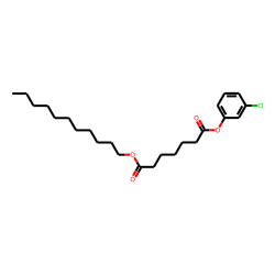 Pimelic acid, 3-chlorophenyl undecyl ester