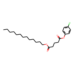 Glutaric acid, 4-chlorophenyl tridecyl ester