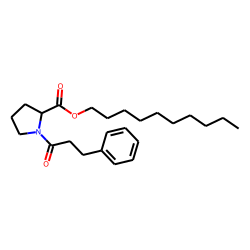 L-Proline, N-(3-phenylpropionyl)-, decyl ester