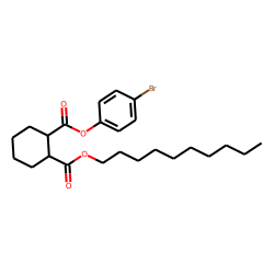 1,2-Cyclohexanedicarboxylic acid, 4-bromophenyl decyl ester