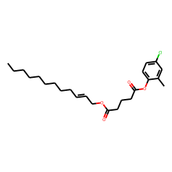 Glutaric acid, dodec-2-en-1-yl 2-methyl-4-chlorophenyl ester