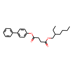 Succinic acid, 2-ethylhexyl 4-biphenyl ester