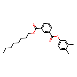 Isophthalic acid, 3,4-dimethylphenyl octyl ester