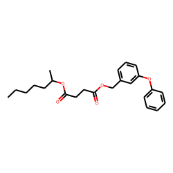 Succinic acid, hept-2-yl 3-phenoxybenzyl ester
