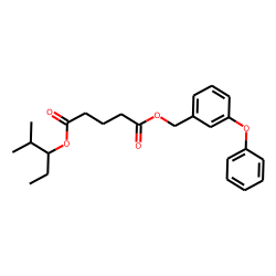 Glutaric acid, 2-methylpent-3-yl 3-phenoxybenzyl ester