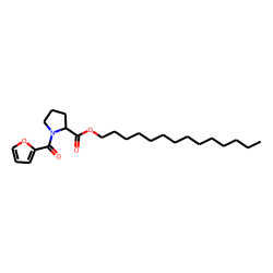L-Proline, N-(furoyl-2)-, tetradecyl ester
