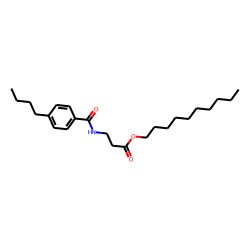 «beta»-Alanine, N-(4-butylbenzoyl)-, decyl ester
