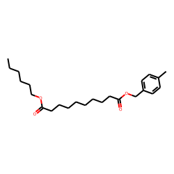 Sebacic acid, hexyl 4-methylbenzyl ester