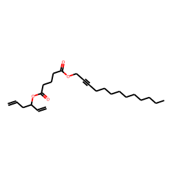 Glutaric acid, hexa-1,5-dien-3-yl tridec-2-yn-1-yl ester