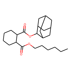 1,2-Cyclohexanedicarboxylic acid, 2-adamantyl hexyl ester