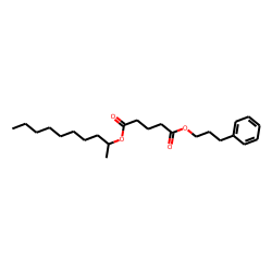 Glutaric acid, dec-2-yl 3-phenylpropyl ester