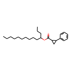 Cyclopropanecarboxylic acid, trans-2-phenyl-, tetradec-4-yl ester