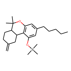 1(7)-Tetrahydrocannabinol, TMS