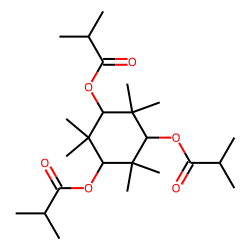 1,3,5-Cyclohexanetriol, 2,2,4,4,6,6-hexamethyl-, triisobutyrate