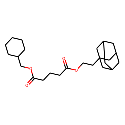 Glutaric acid, 2-(adamant-1-yl)ethyl cyclohexylmethyl ester
